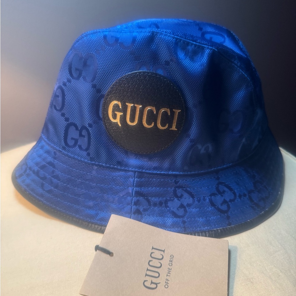 Brand New with tags Blue Bucket Gucci  Hat.
